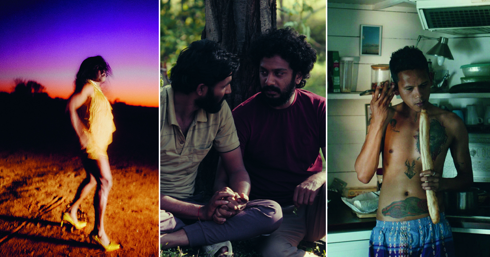 Stills from films featuring at Queer Spectrum Film Festival 2025.