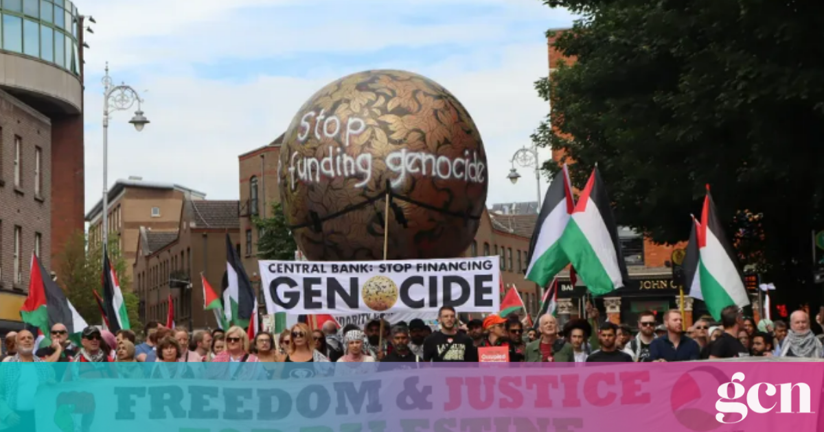Thousands march in Dublin demanding action for Palestine as death tolls rise