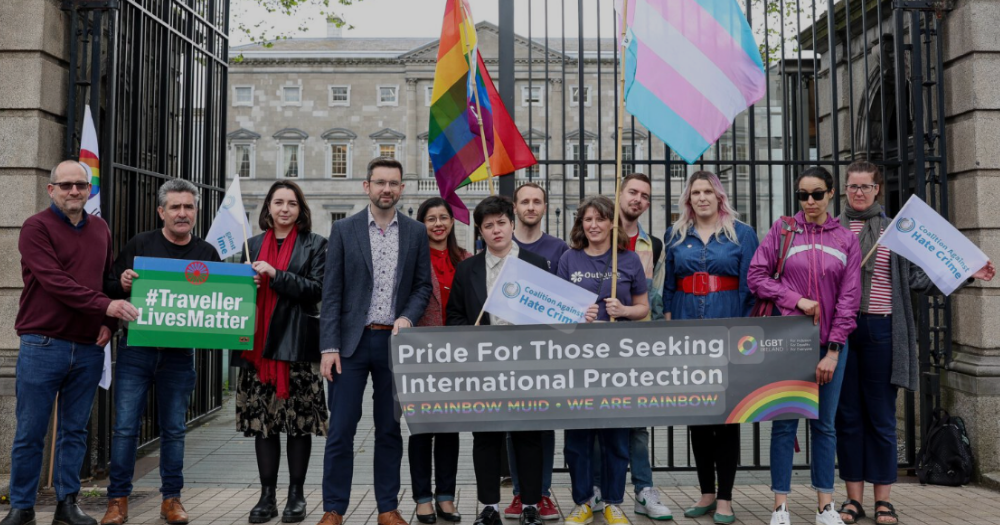 Image shows Coalition Against Hate Crime members who write a letter to the government demanding clarity on the current hate crime legislation