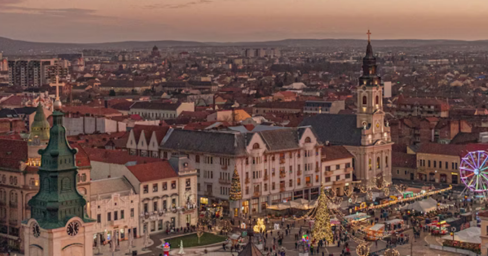A view of the Romanian city, Oradea.