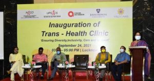 Panel discussing the importance of the Sabrang Clinic, India's first trans clinic. This clinic was closed in January and has only just reopened.