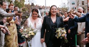 LGBTQ+ couples getting married while wearing Made to Measure suits.