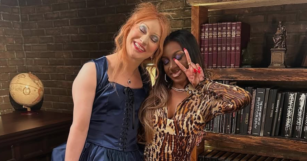 Jinkx Monsoon and Ziwe.