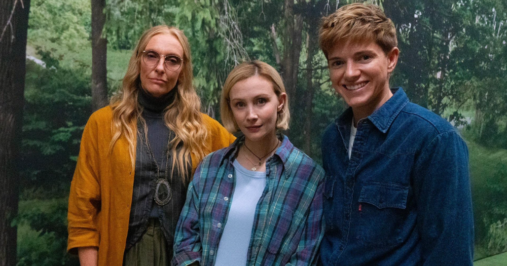 Toni Collette, Sarah Gadon, and Mae Martin in Wayward