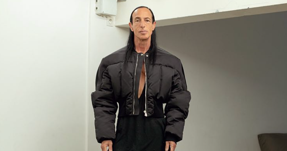 Image shows Rick Owens who has recently started an OnlyFans account to raise vital funds for LGBTQ+ youth and refugees