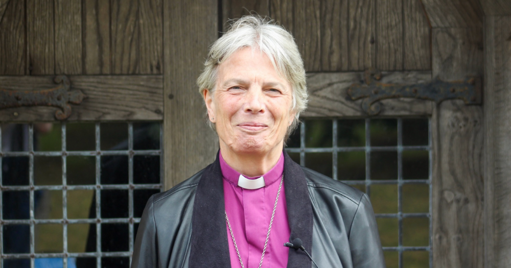 Image shows Cherry Vann the newly appointed Archbishop of the Church in Wales.
