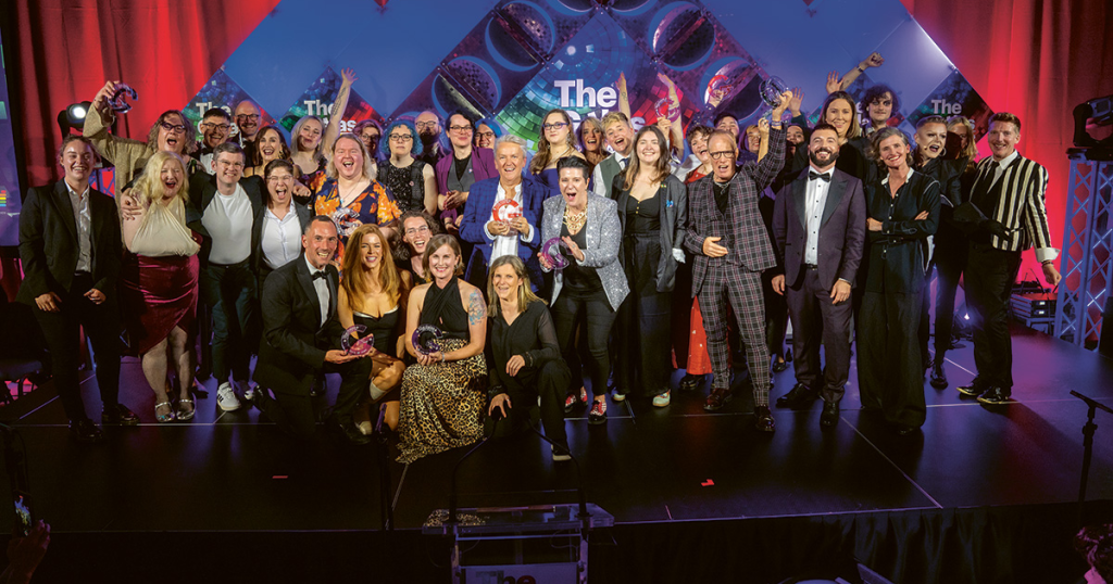 The GALAS have announced the shortlists for 2025. The image shows the award recipients of the 2024 ceremony on stage.