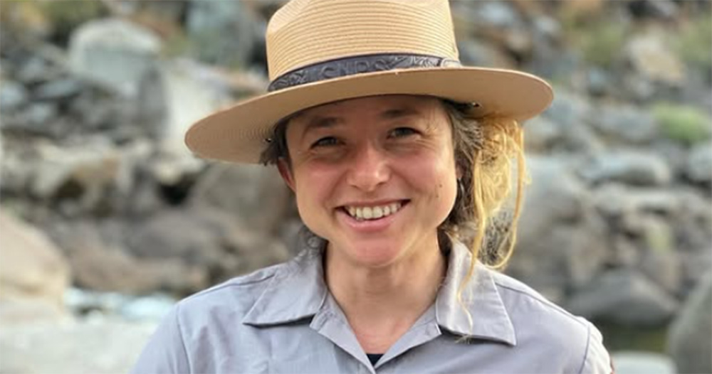 Photo of Yosemite park ranger Shannon Joslin smiling in uniform.