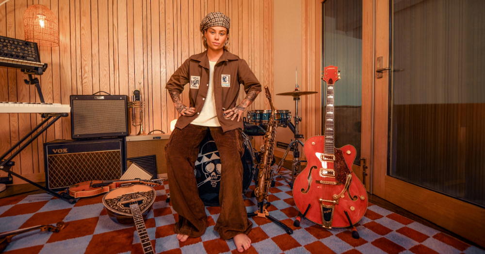 image shows artist Tash Sultana