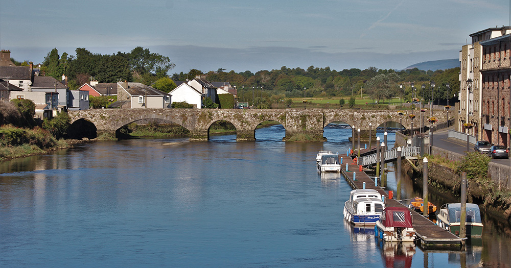 The River Suir and the Old Bridge in Tipperary.