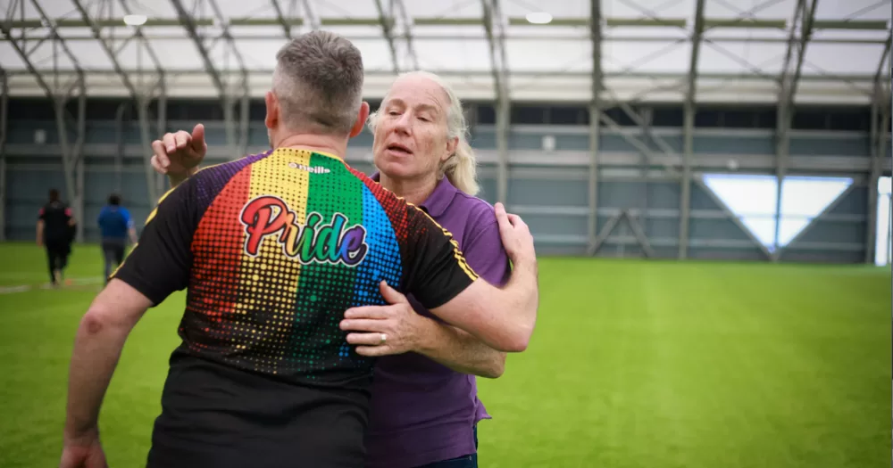 A sporting jersey reads 'Pride' Sport Ireland has revealed its latest LGBTQ+ report