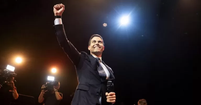 Image shows Rob Jetten, the newly elected Prime Minister of the Netherlands