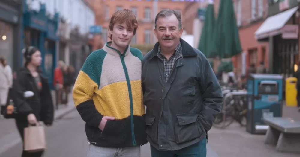 A screengrab from the new documentary showing Poz Vibe Tribe member Adrian and his father