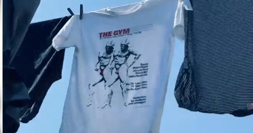 T-shirt of The Gym designed by Brian Teeling