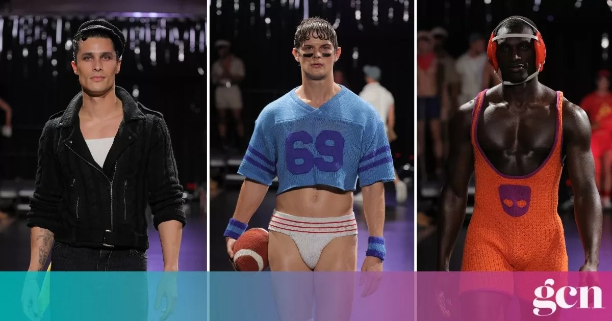 The gay sheep made gay wool, and it was turned into a fashion collection for Grindr. Rainbow Wool teamed up with the gay dating app.