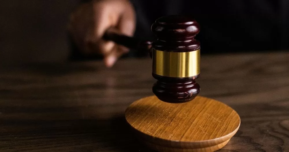 A judge's gavel. This picture is being used to accompany an article on a trans woman's legal battle over citizenship for her child.