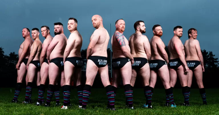 The Azlans pose in underwear for their new calendar