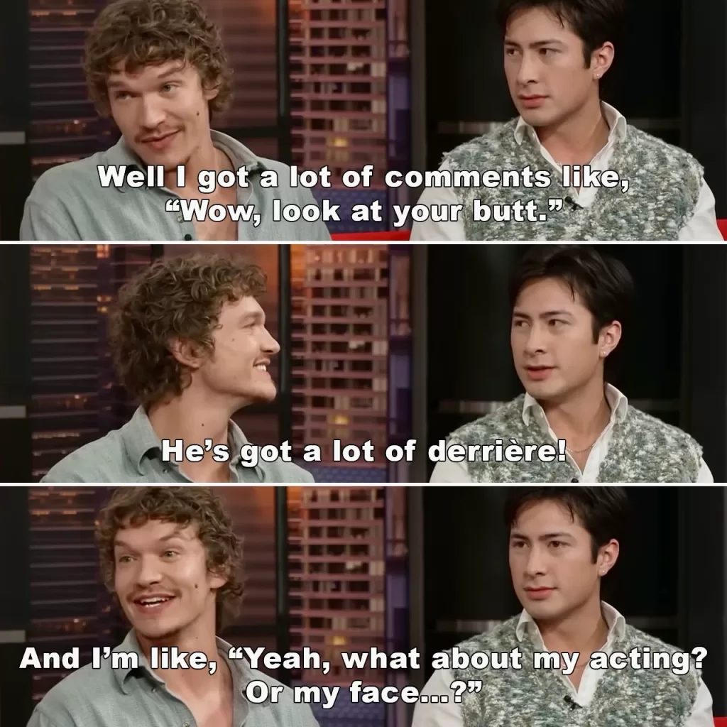 Heated Rivalry Ireland. they talk butts.