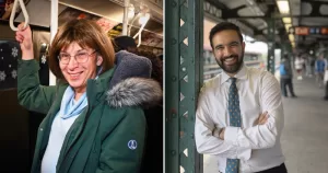 Bernie Wagenblast and Zohran Mamdani