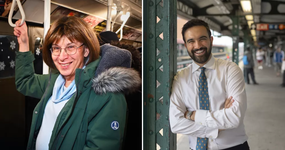 Bernie Wagenblast and Zohran Mamdani