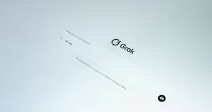 Grok display screen.