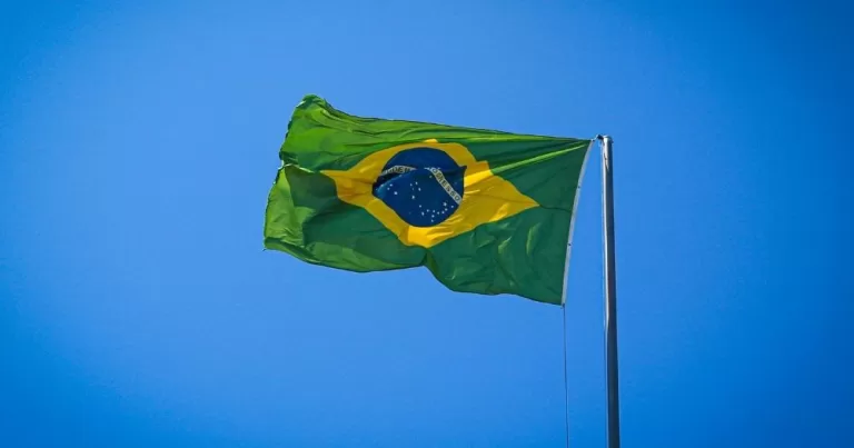 A Brazilian flag. This image is being used to accompany a story about the number of trans people who have been murdered in Brazil.