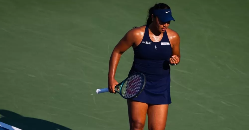 Destanee Aiava during the US opens