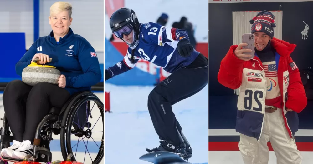 Three queer athletes taking part in this the 2026 Winter Paralympic Games