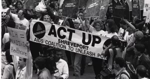 members of ACT UP, making history through protest