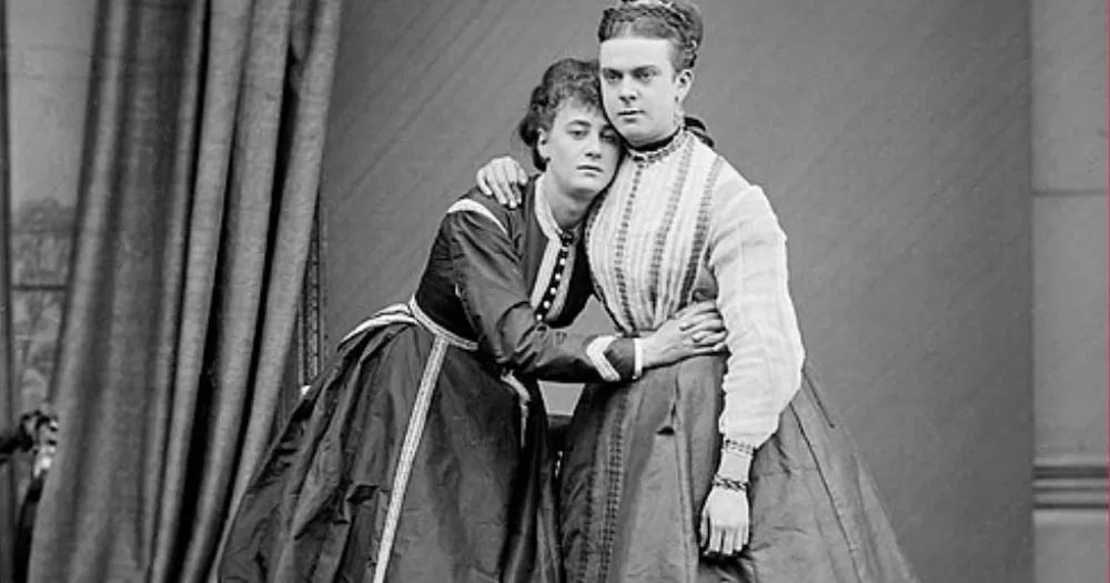 Frederick Park (right) and Ernest Boulton (left) as Fanny and Stella, the LGBTQ+ history changing cross-dressers, 1869.