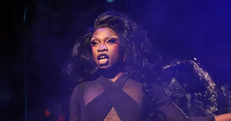 Viola Gayvis documentary. Gayvis performs on stage.