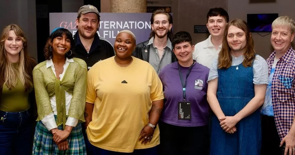 Applications for starGAZE 2026 now open. A group of last years participants and facilitators pose and smile.