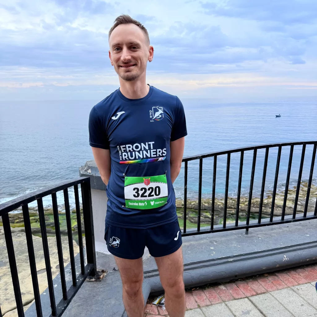 GCN Dublin Marathon runner Chris Richardson