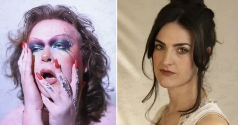 A split image of SexyTadhg and Ciara Ni É, who will lead workshops at Feile AerachAiteachGaelach