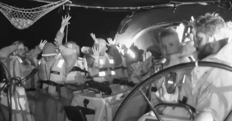 Footage shared by the Gaza bound flotilla shows the boat being intercepted by Israeli forces.