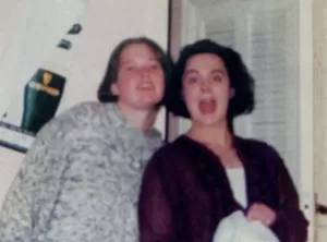 Dawn and Paula, who found love through GCN's personal ads.