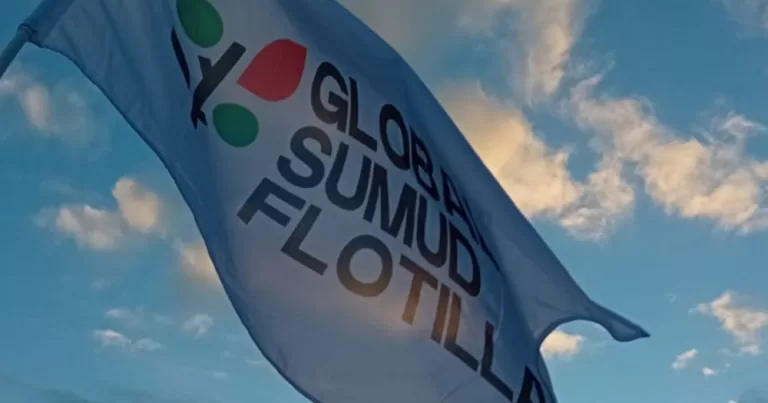 Gaza Flotilla flag for the boat where Dr. Margaret Connolly was dentained.