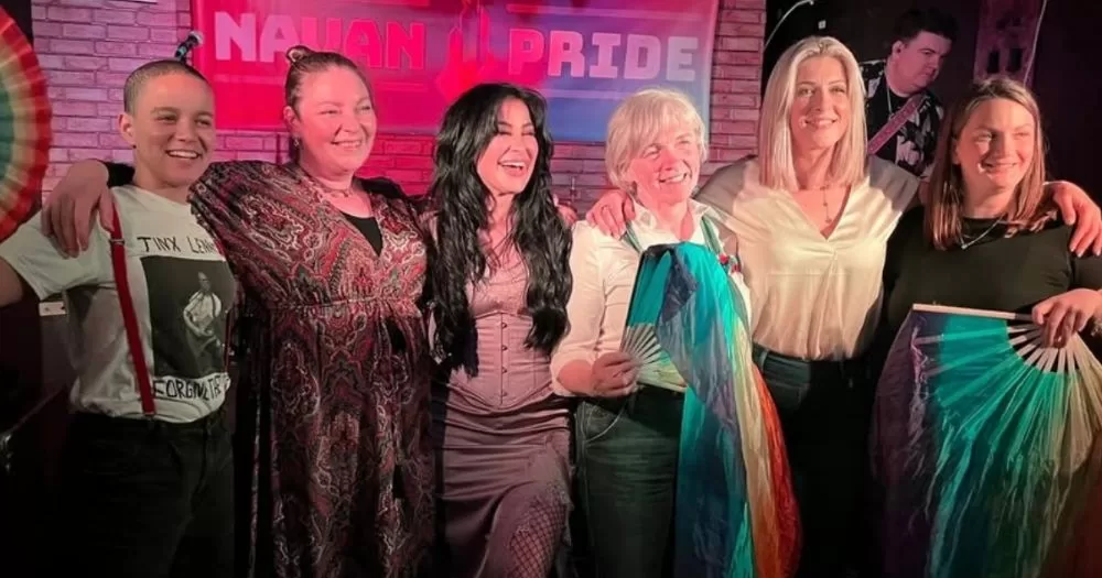 Supporters of Navan Pride at the Loud & Proud Event night in Navan.