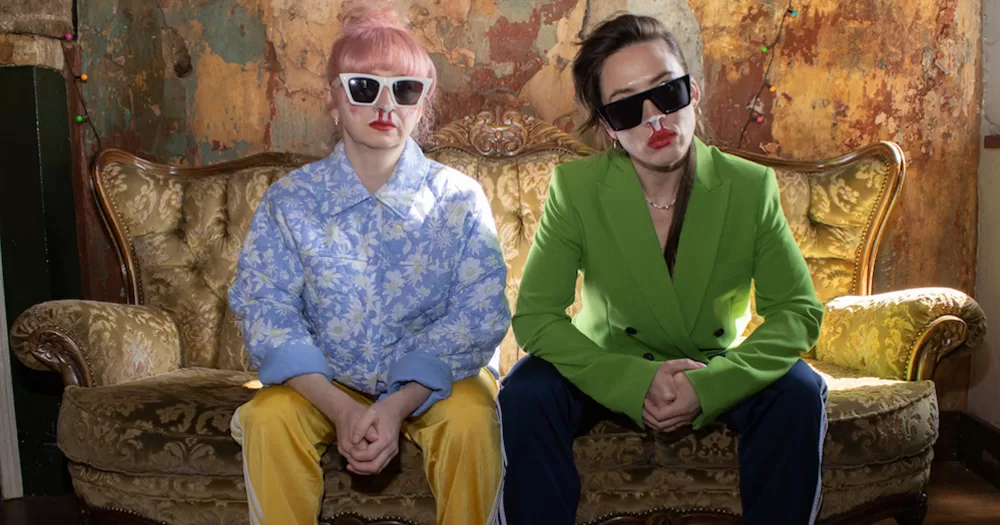 Press image of T.A Narrative, the duo behind SASP Records.