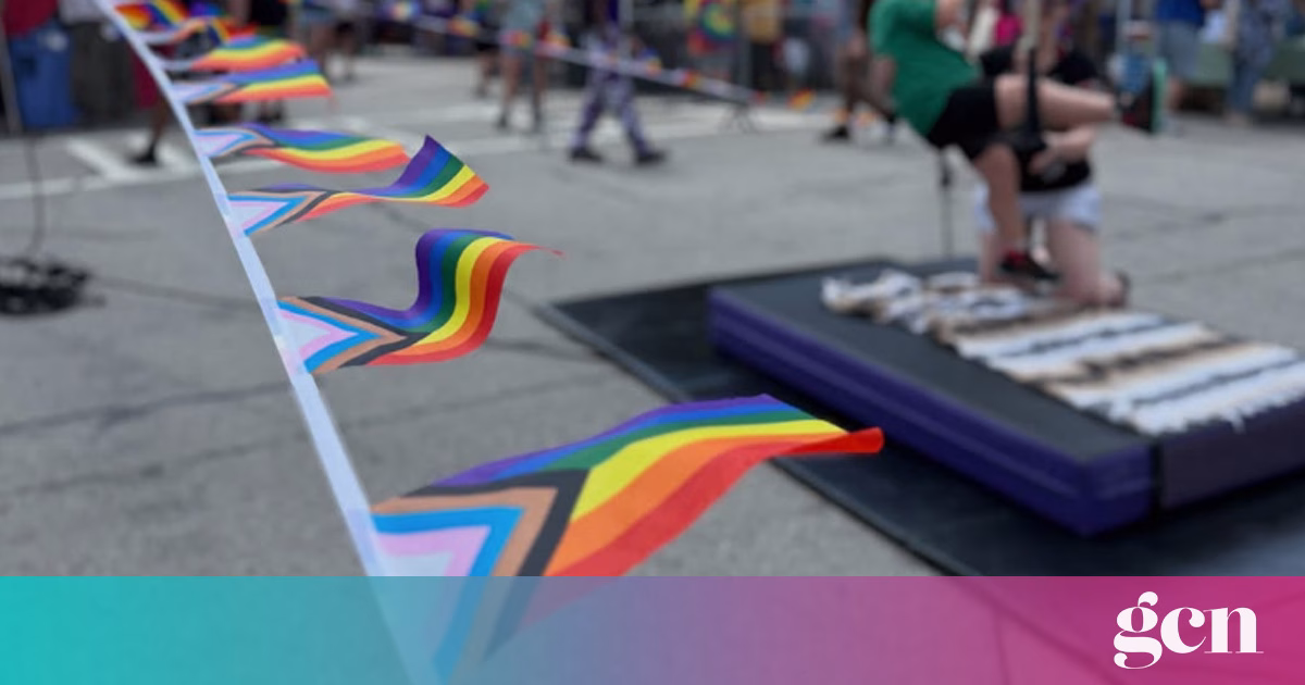 US town celebrates Pride despite disruption by neo-Nazi group