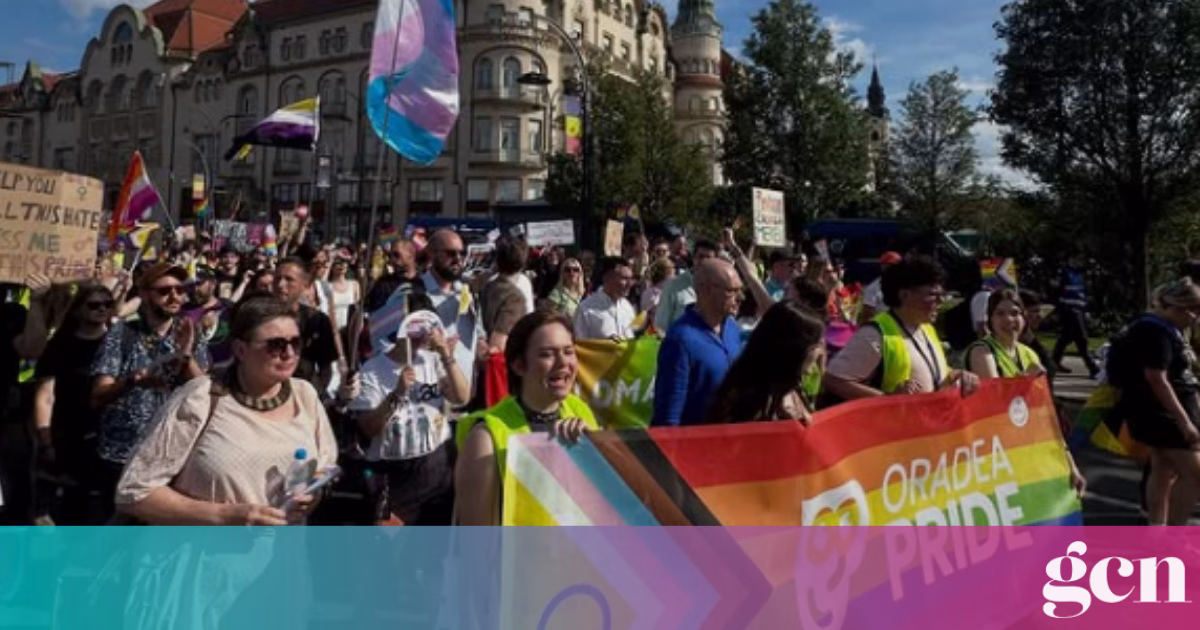 Romanian LGBTQ+ community marches in Oradea Pride defying years-long ban