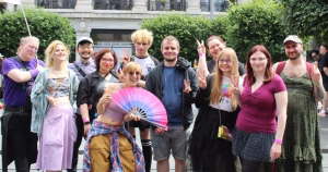 Members of the BI Monthly group at Dublin Pride.