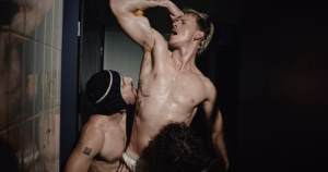 Still from 'can't wait' music video by ANDY, starring Mitch Brown.